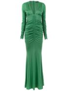 Tufi Duek Long Party Dress - Green