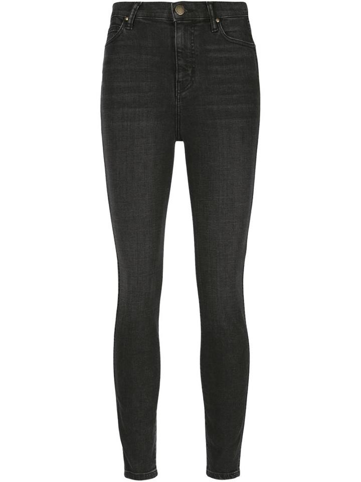 The Great The Super High Res Skinny Jeans, Women's, Size: 25, Grey, Cotton/polyester