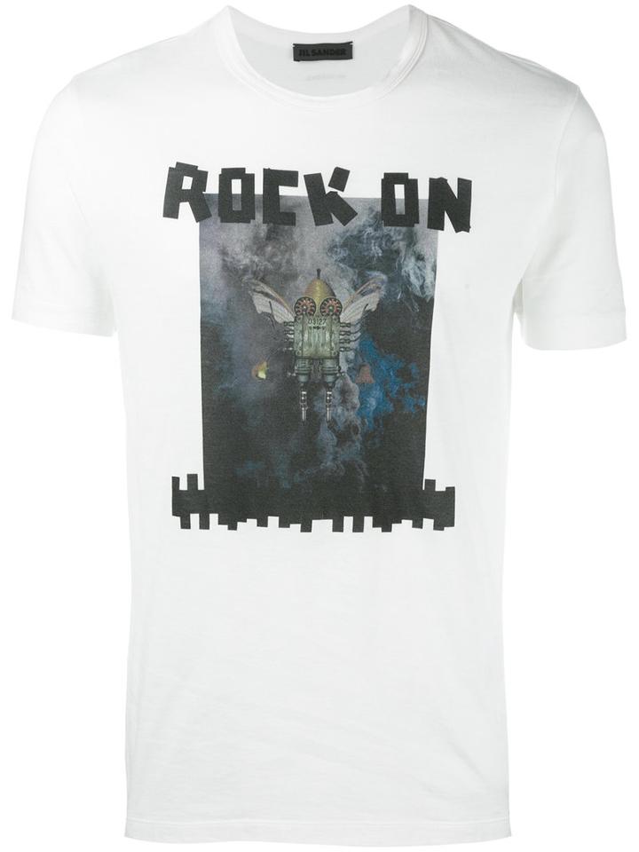 Jil Sander - Robot Print T-shirt - Men - Cotton - S, White, Cotton