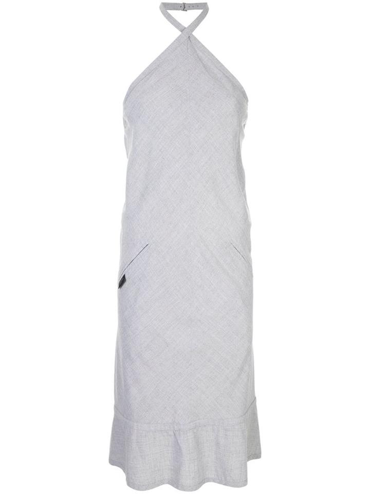 Chanel Pre-owned Cc Logos Halter Neck Sleeveless One Piece - Grey
