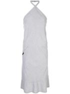 Chanel Pre-owned Cc Logos Halter Neck Sleeveless One Piece - Grey