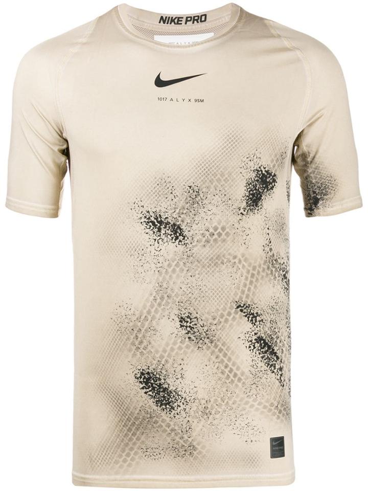 1017 Alyx 9sm Treated Logo T-shirt - Neutrals