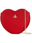 Vivienne Westwood Small Heart Crossbody Bag - Red