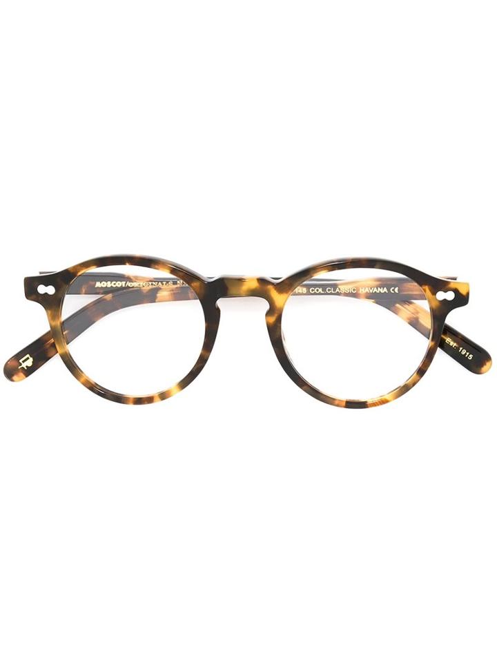 Moscot Turtleshell 'miltzen' Optical Frames, Brown, Acetate