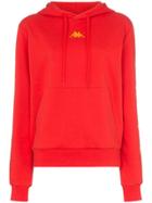 Charm's X Kappa Flame Print Stretch-cotton Hoodie - Red