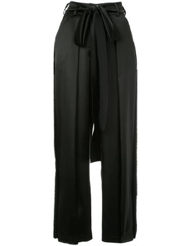 Tatuna Nikolaishvili High-waisted Wide Trousers - Black