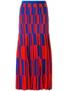 Proenza Schouler - Geometric Pattern Skirt - Women - Polyamide/polyester/viscose - 6, Women's, Blue, Polyamide/polyester/viscose