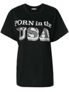 Jeremy Scott Porn In The Usa T-shirt - Black