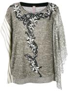 Antonio Marras - Contrast Panel Jumper - Women - Cotton/linen/flax/polyester/viscose - M, Cotton/linen/flax/polyester/viscose