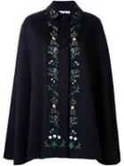 Vivetta Flower Embroidered Cape