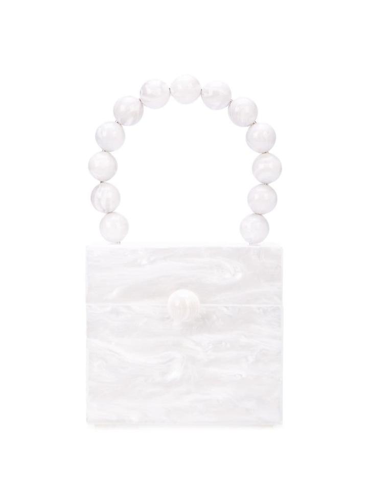Cult Gaia Eox Box Clutch - White