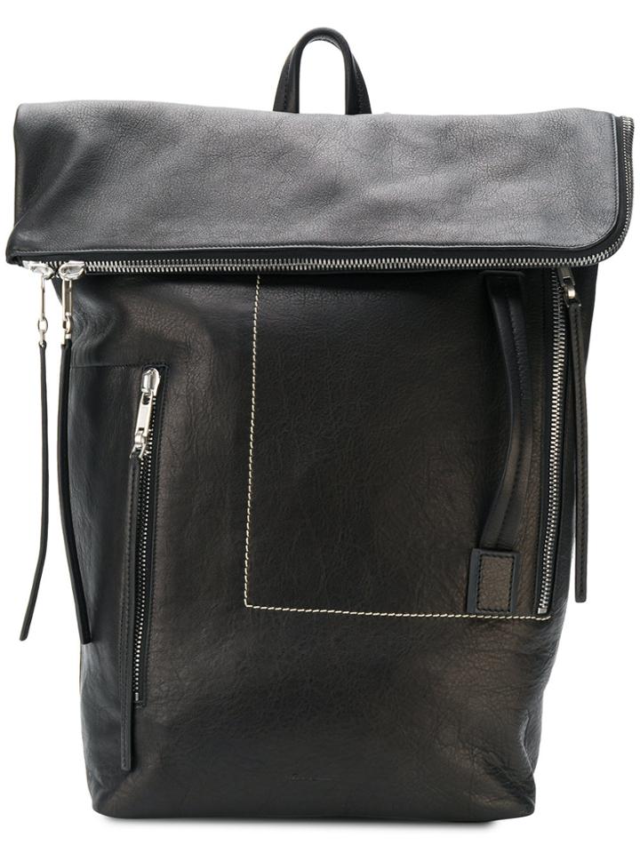Rick Owens Flap Backpack - Black