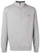 Polo Ralph Lauren Turtleneck Half Zip Sweater - Grey