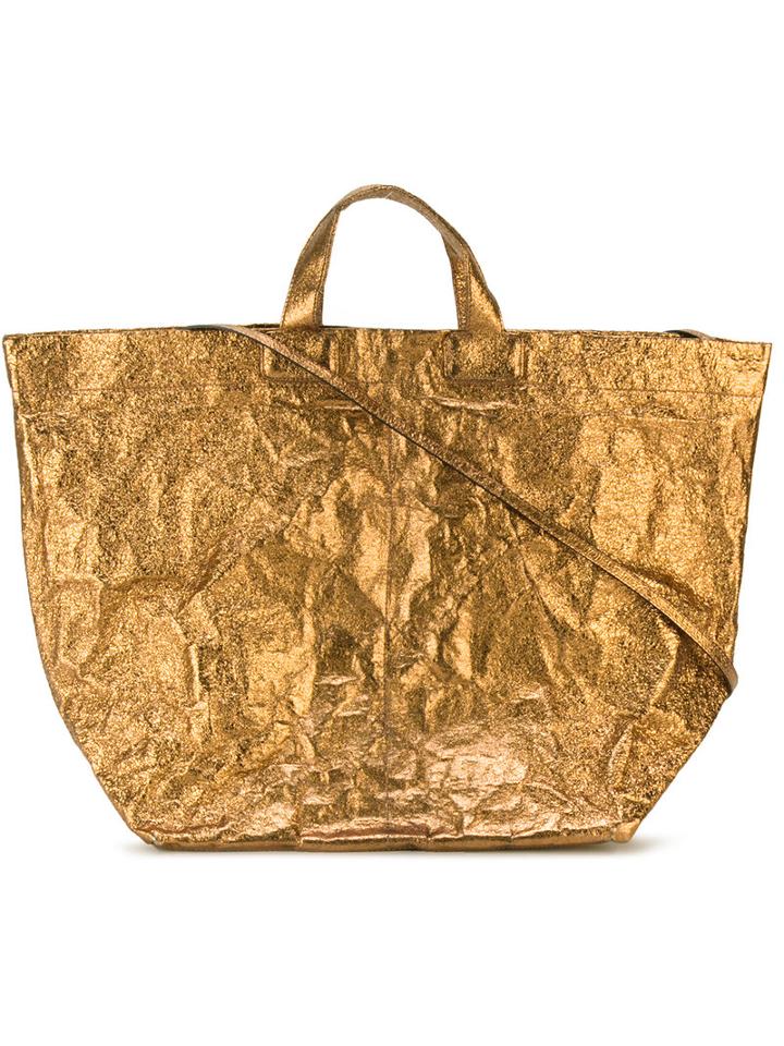 Zilla Shopper Tote, Women's, Grey, Leather