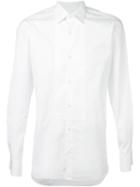 Z Zegna Panel Shirt, Men's, Size: 40, White, Cotton