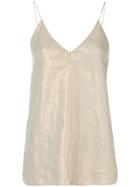 Forte Forte Spaghetti Strap Top - Nude & Neutrals