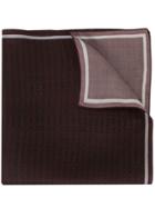 Ermenegildo Zegna Numeric Print Scard - Purple