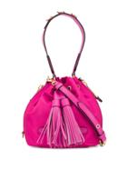 Moschino Logo Bucket Bag - Pink