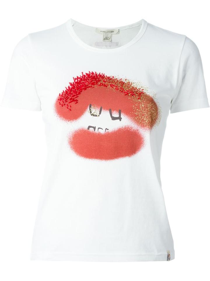 Marc Jacobs 'big Lips' T-shirt