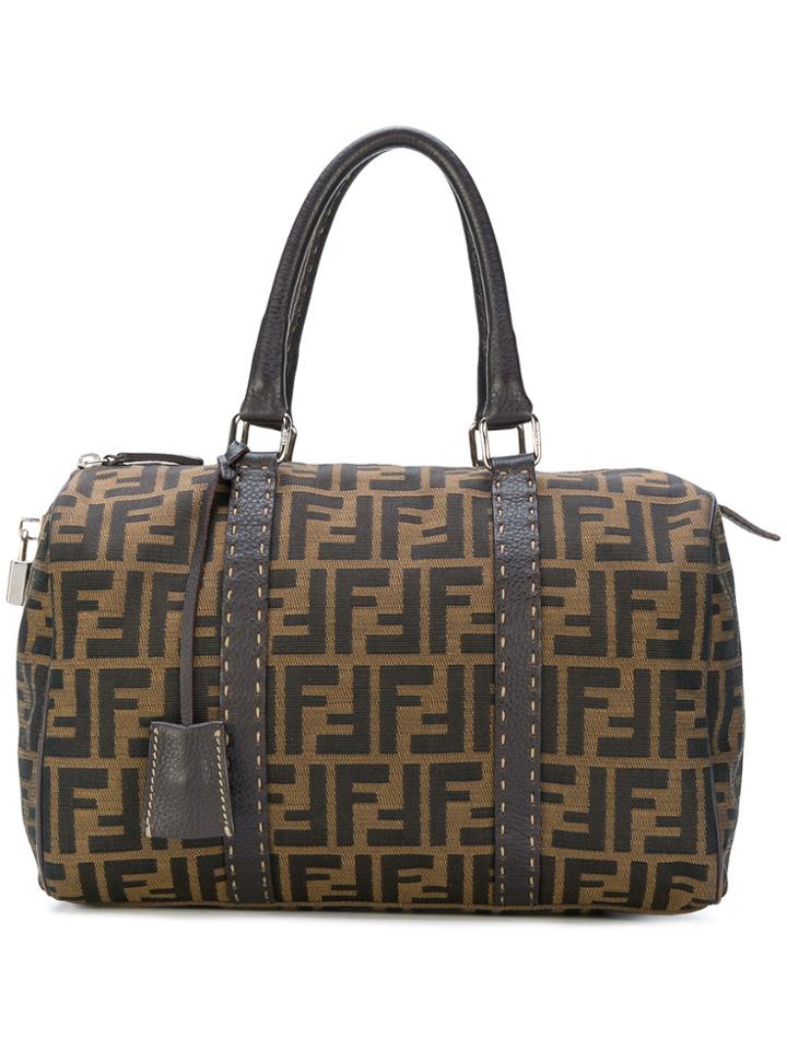 Fendi Vintage Monogram Tote Bag - Brown