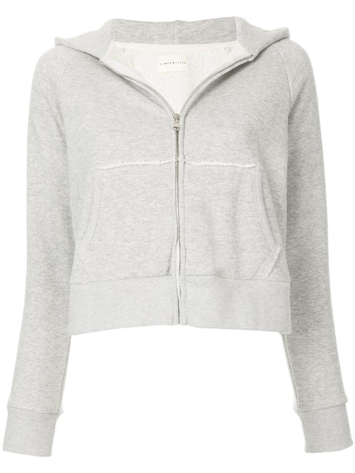 Simon Miller Burke Zipped Hoodie - Grey