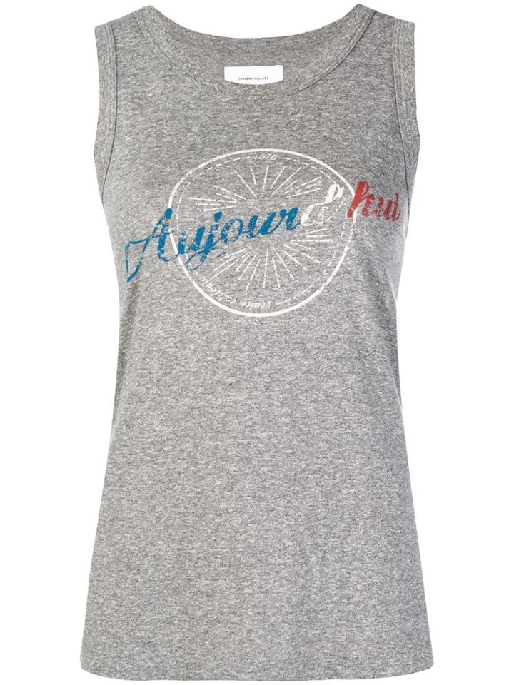 Current/elliott Printed Vest Top - Grey