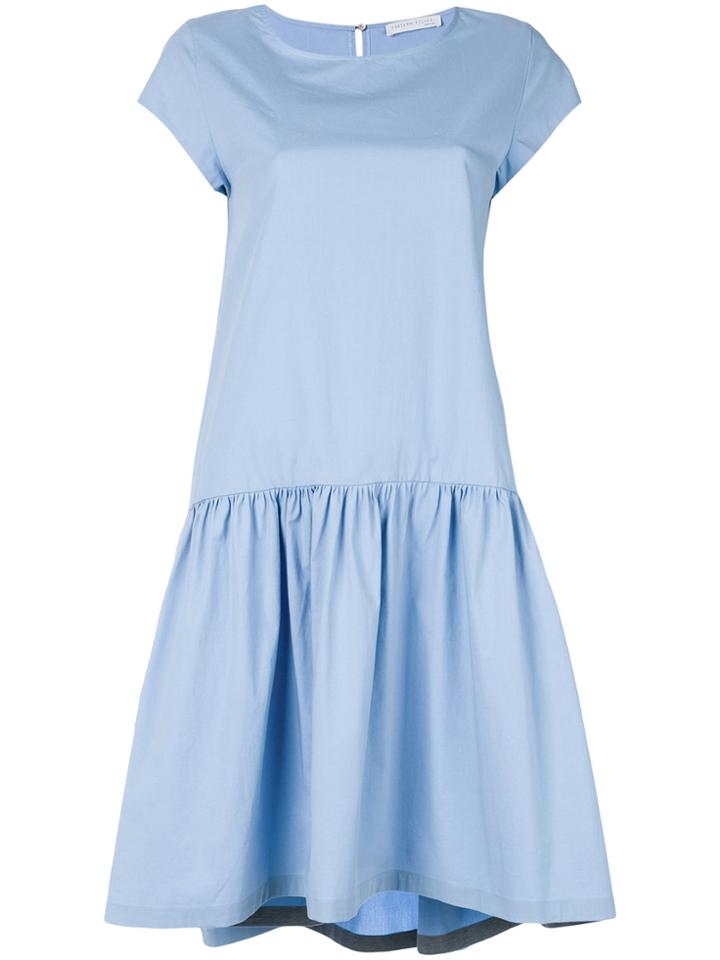 Fabiana Filippi Drop Waist Dress - Blue
