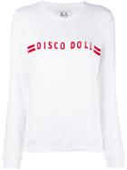 Zoe Karssen Slogan Front Sweater - White