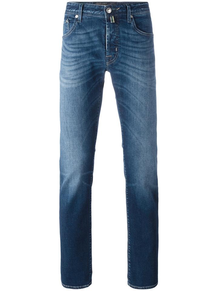 Jacob Cohen - Straight Leg Jeans - Men - Cotton/spandex/elastane - 30, Blue, Cotton/spandex/elastane