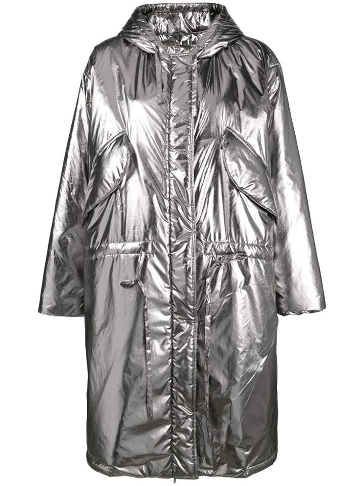 Golden Goose Deluxe Brand Alba Parka Coat - Metallic