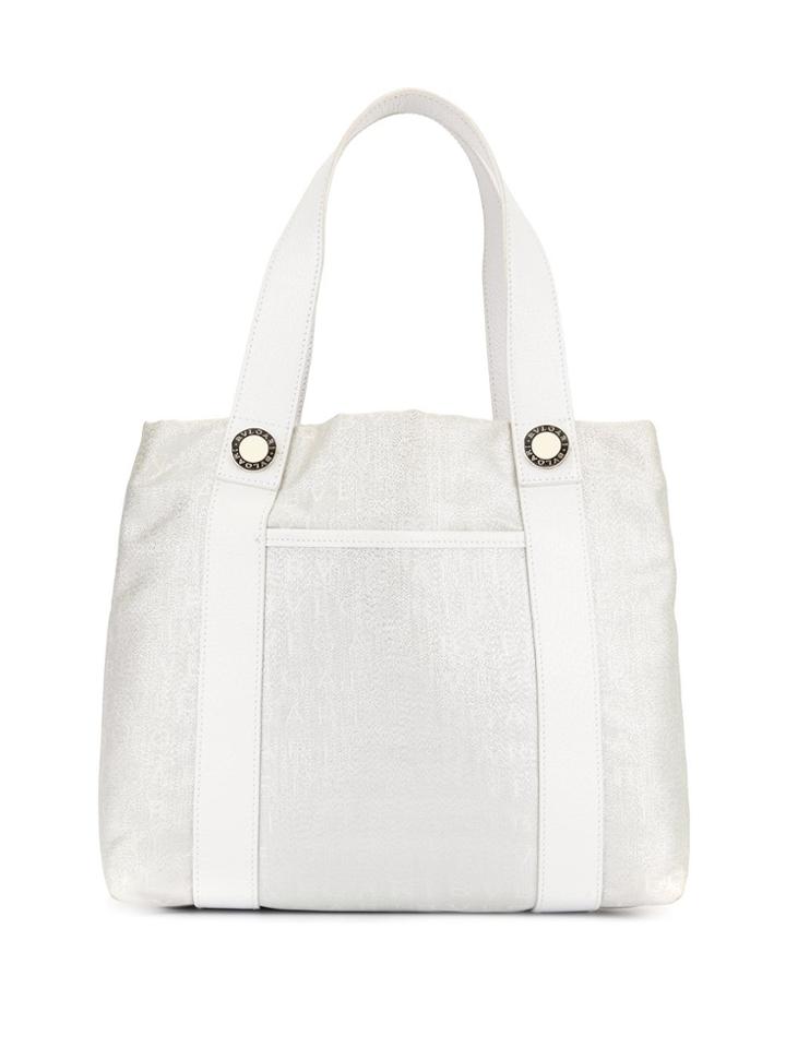 Bulgari Pre-owned Logo Mania Tote - Silver