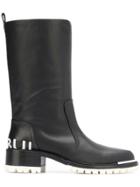 Barbara Bui Round Toe Knee Boots - Black