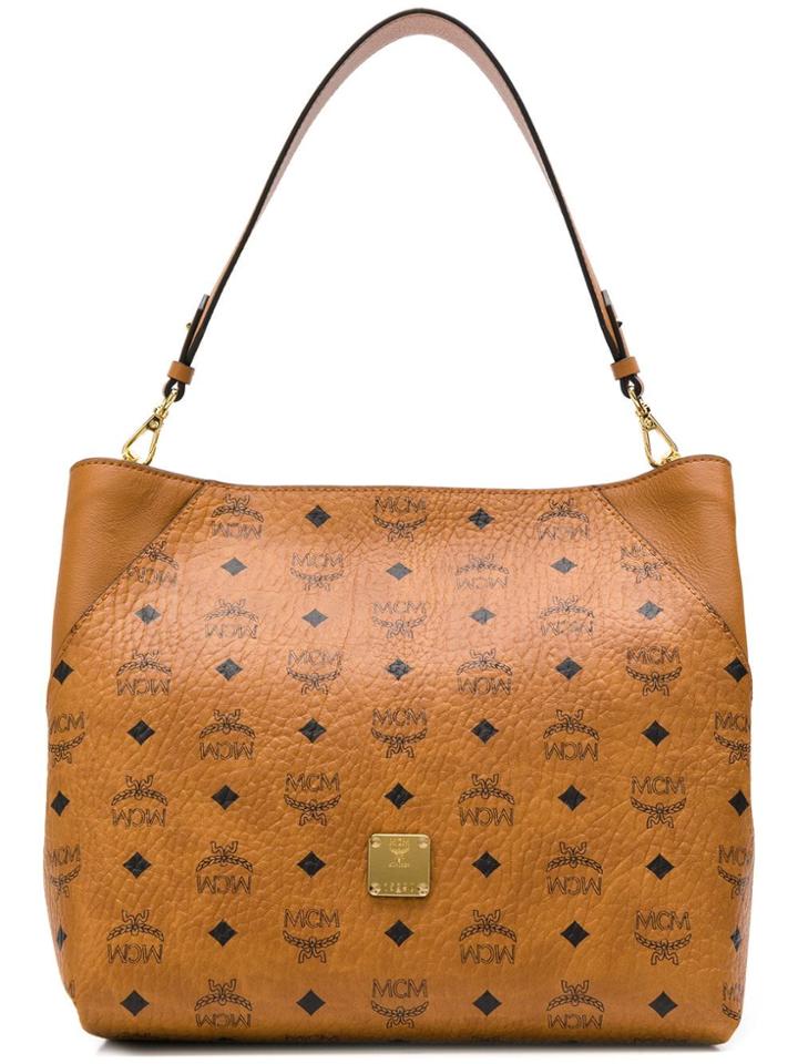 Mcm Klara Tote Bag - Brown