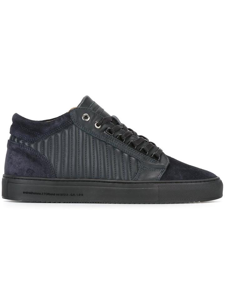 Android Homme Quilted Panel Lace-up Sneakers