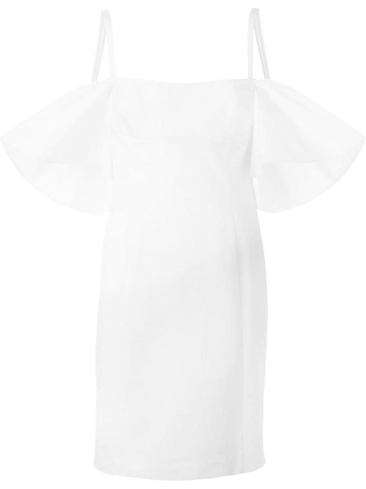 Capucci Low Butterfly Sleeves Dress