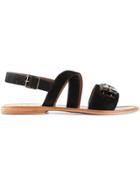 Marni Fussbett Embellished Sandals - Black