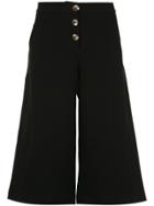 Olympiah Andes Cropped Trousers - Black