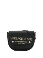 Versace Jeans Logo Plaque Belt Bag - Black
