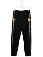 Young Versace Branded Track Pants - Black