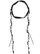 Ann Demeulemeester Beaded Wrap-around Necklace - Black