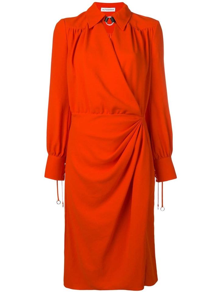 Altuzarra Draped Midi Dress - Red