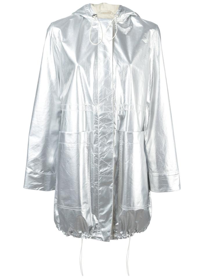 Paco Rabanne Metallic Parka Coat