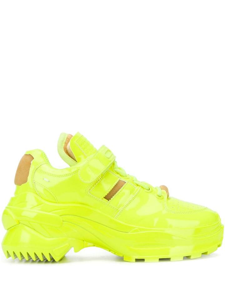 Maison Margiela Retro Fit Chunky Sneakers - Green