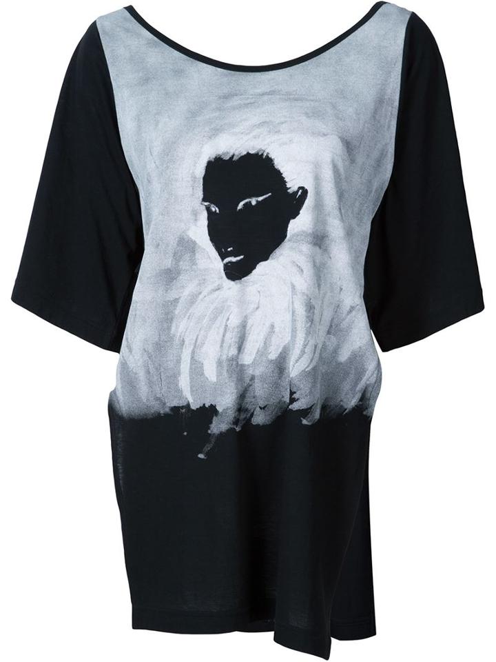 Yohji Yamamoto Hand Printed T-shirt