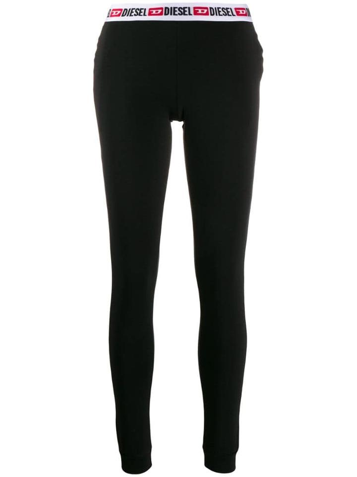 Diesel Logo Waistband Trousers - Black