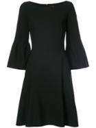 J. Mendel - Double Faced Bell Sleeve Dress - Women - Wool - 6, Black, Wool