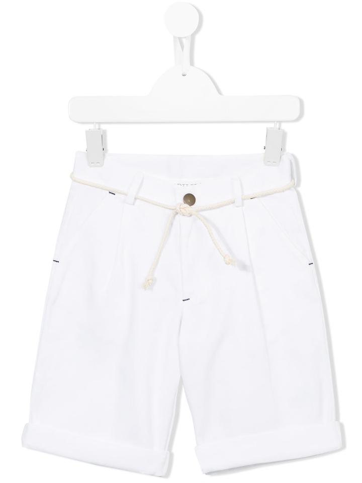 Opililai Belted Shorts, Toddler Boy's, Size: 3 Yrs, White