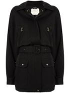 Chanel Pre-owned Cc Belted Coat - Black