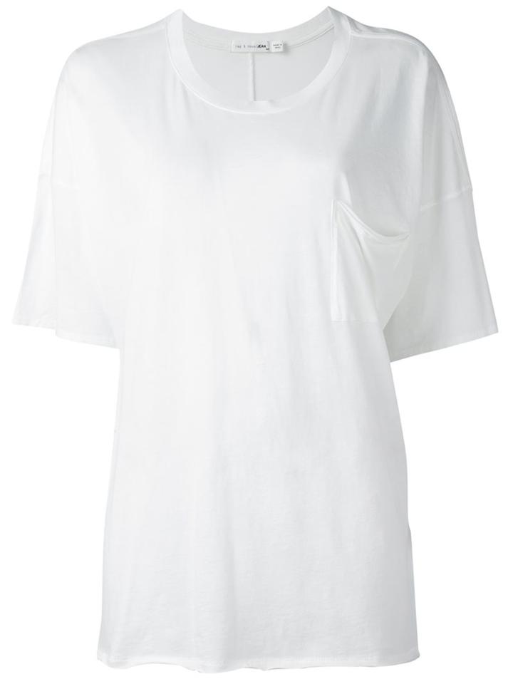 Rag & Bone /jean Relaxed Fit T-shirt, Women's, Size: Small, White, Cotton