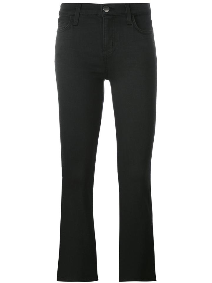 Current/elliott The Kick Jeans, Women's, Size: 24, Black, Cotton/viscose/tencel/spandex/elastane